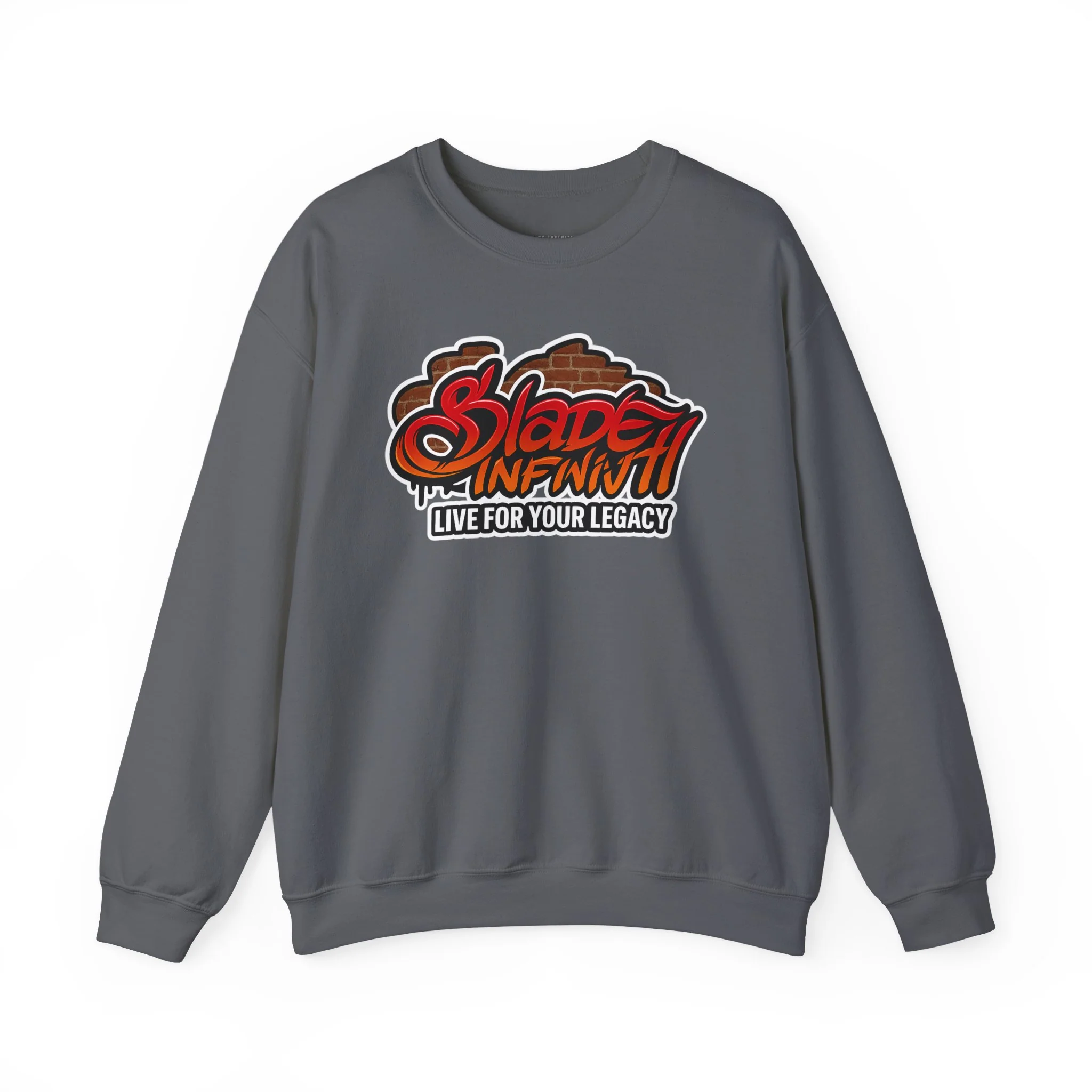 Blade Street Vibes Unisex Crewneck Sweater - Charcoal — Womens Sweaters