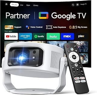 Projecteur Philoent Mini avec Google TV — Projecteur portatif