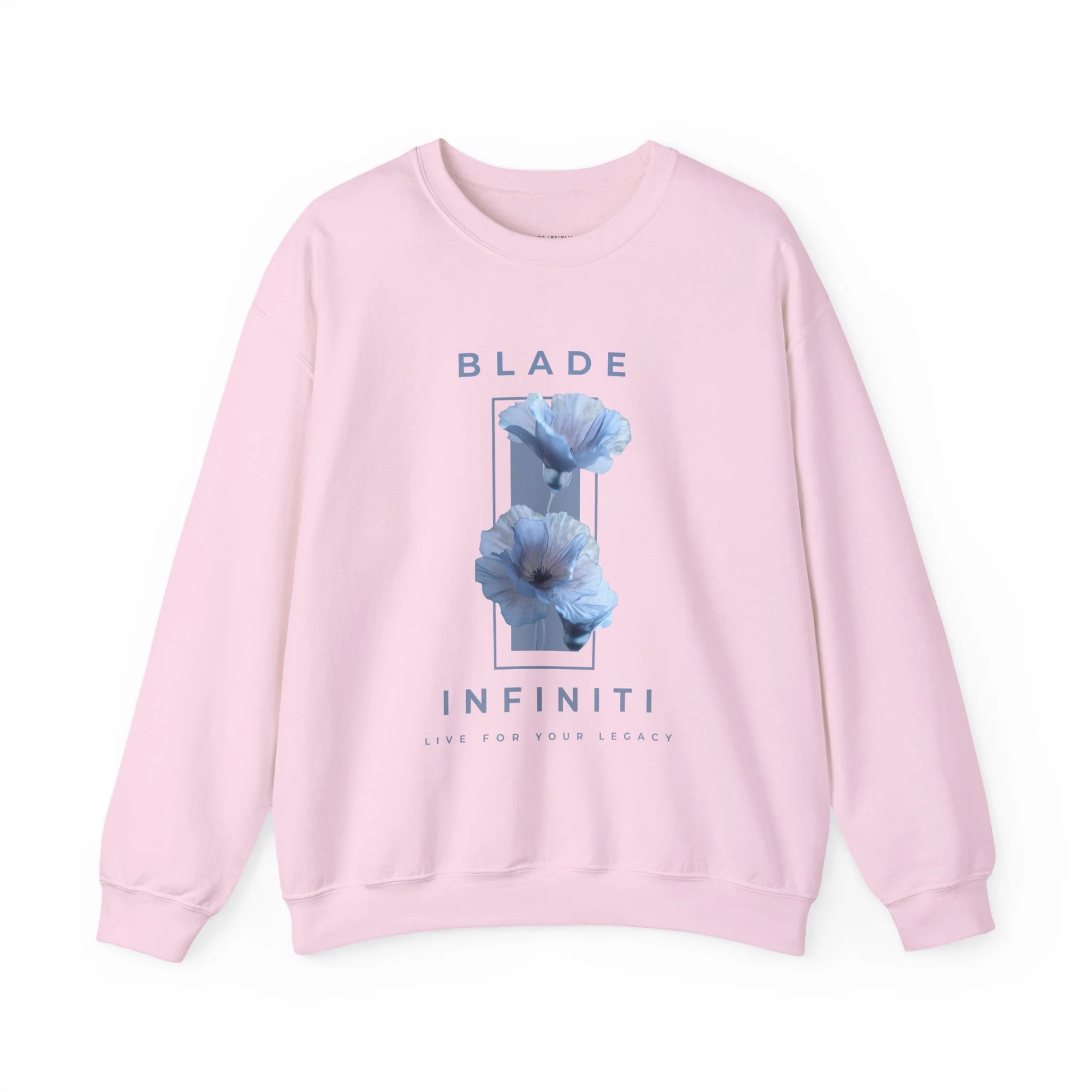 Pull unisexe Essence of Infiniti Floral Menthe/Bleu — Chandails pour femmes