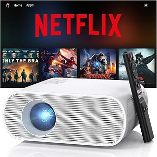 HOMPOW Smart Mini Projector 1080P WiFi Bluetooth — Portable Projector