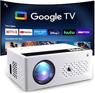 Projecteur Intelligent TMY 4K avec Google TV Stick — Projecteur portatif