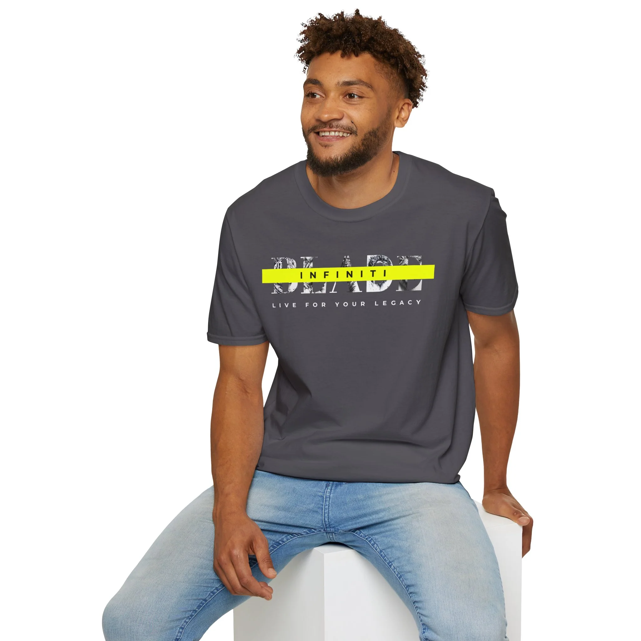 King Essential Lion T-Shirt - Charcoal - Lightweight Comfort — Mens T Shirts
