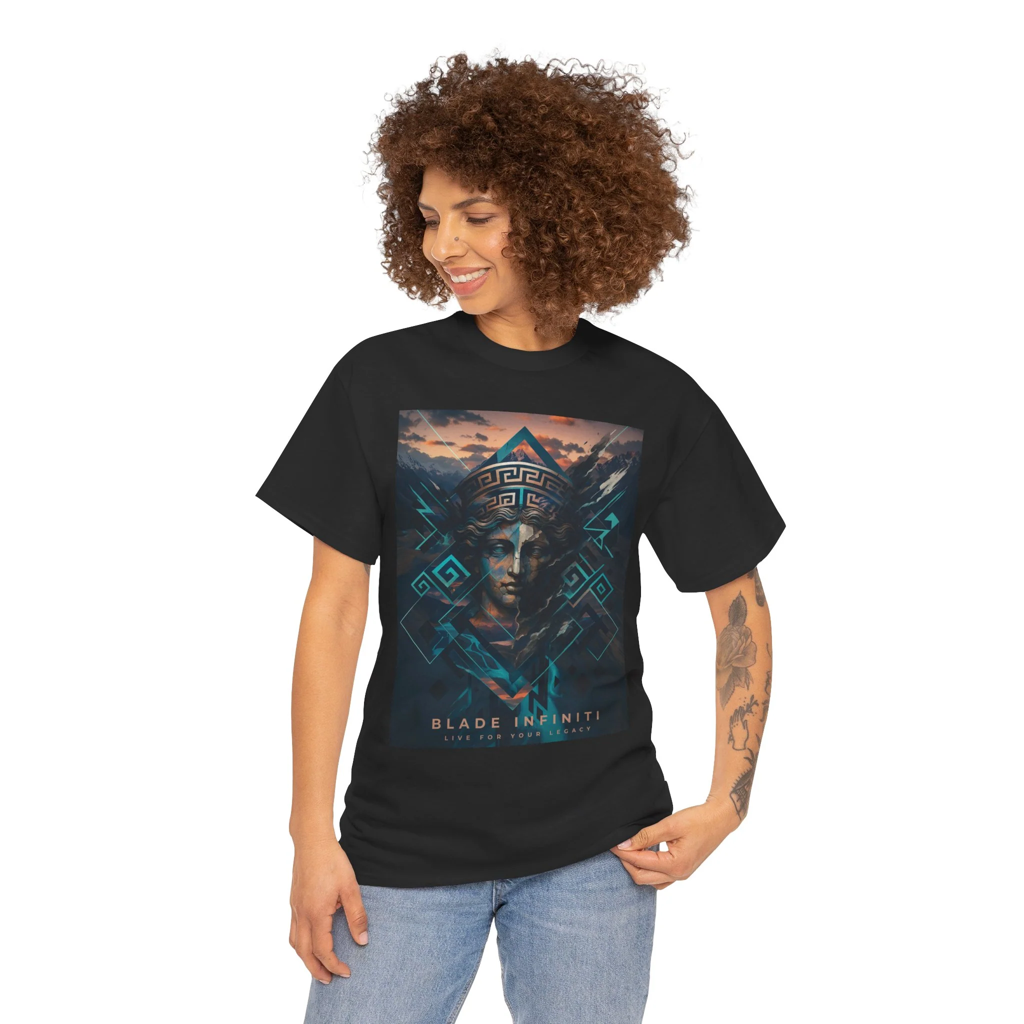 Greek God T-Shirt - Black — Mens T Shirts