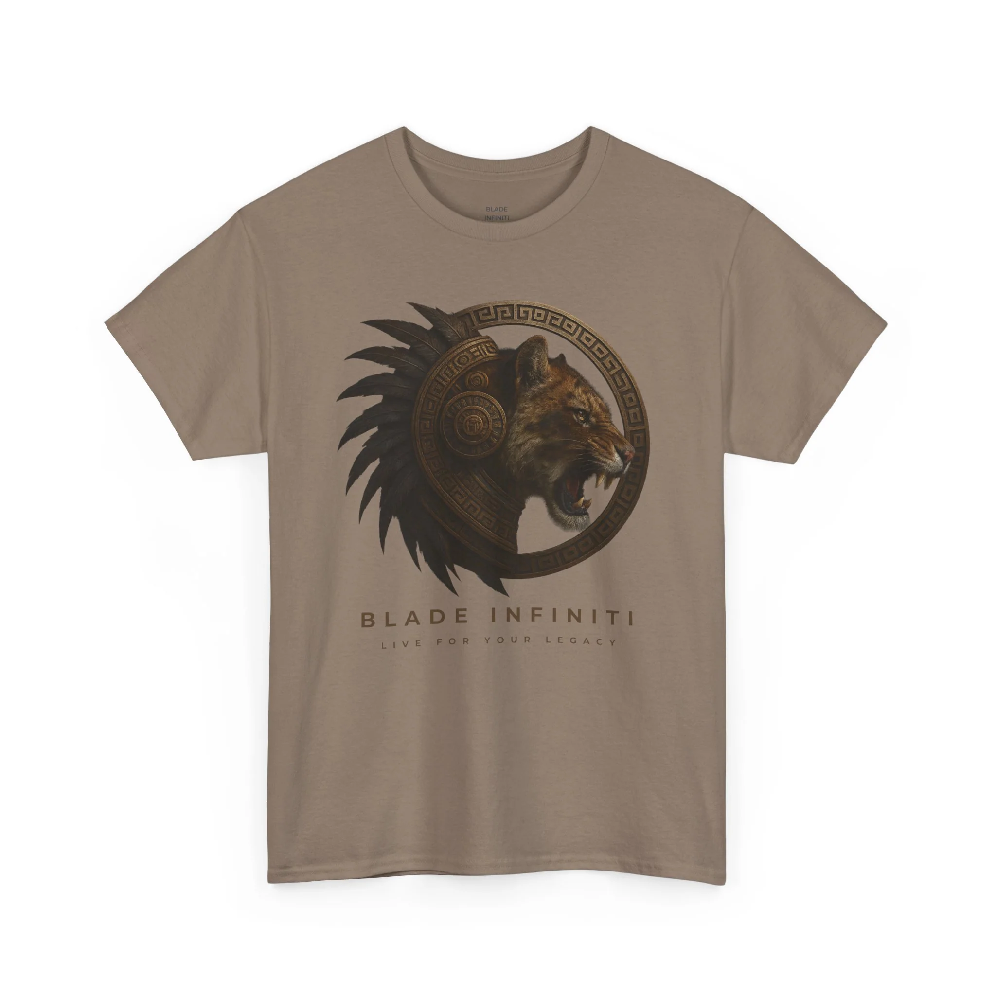T-shirt Aztec Tiger - Savana Brun — T-shirts pour hommes