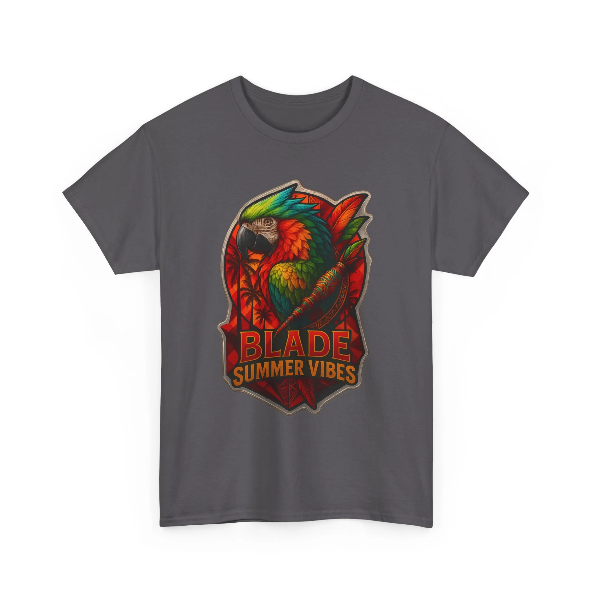 Aztec Parrot T-Shirt by Printify — Mens T Shirts