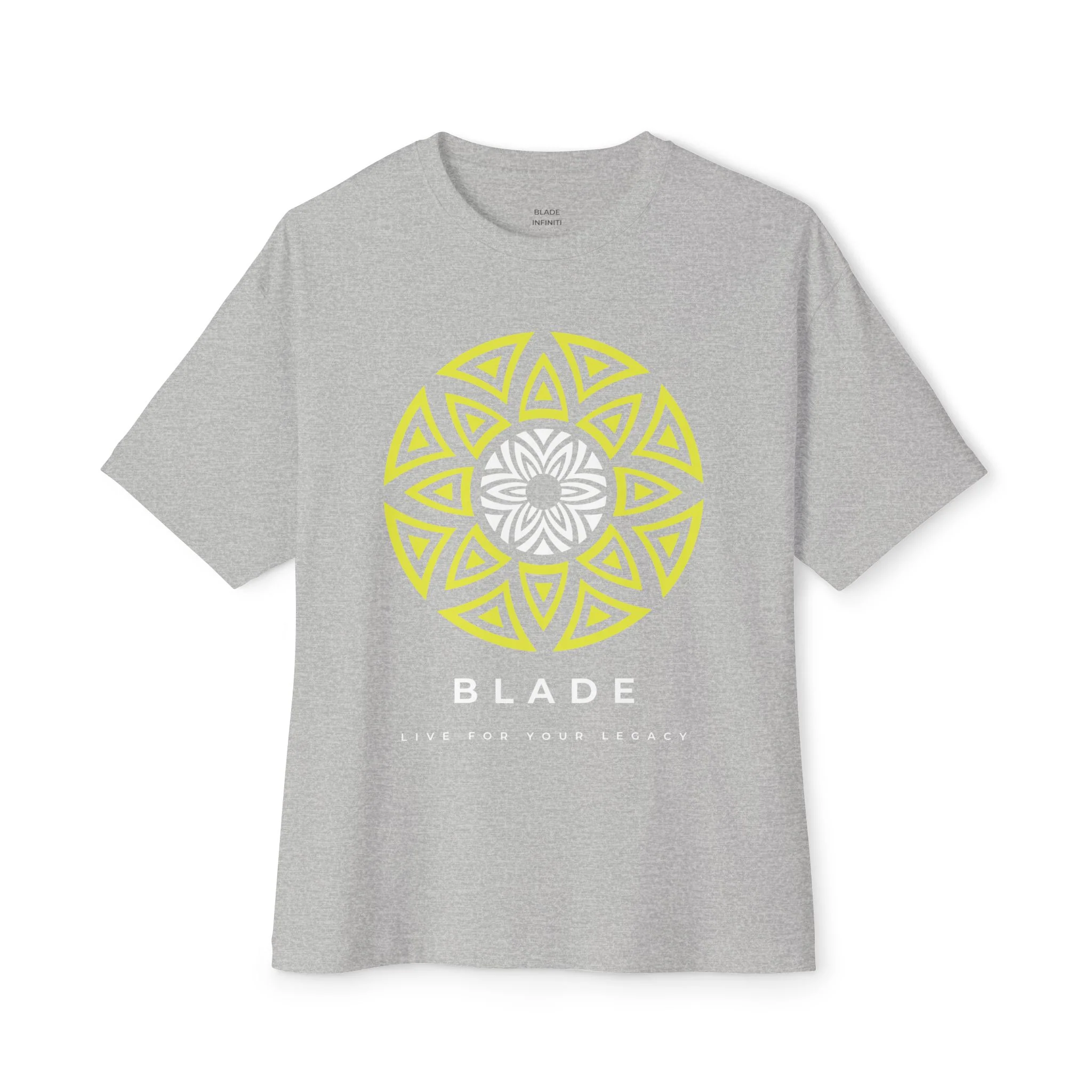T-shirt Boxy Oversized Logo Azteca - Athletic Heather / XS — T-shirts pour hommes