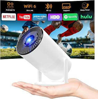 Tecaki Mini Projector 1080P 4K WiFi Bluetooth — Portable Projector