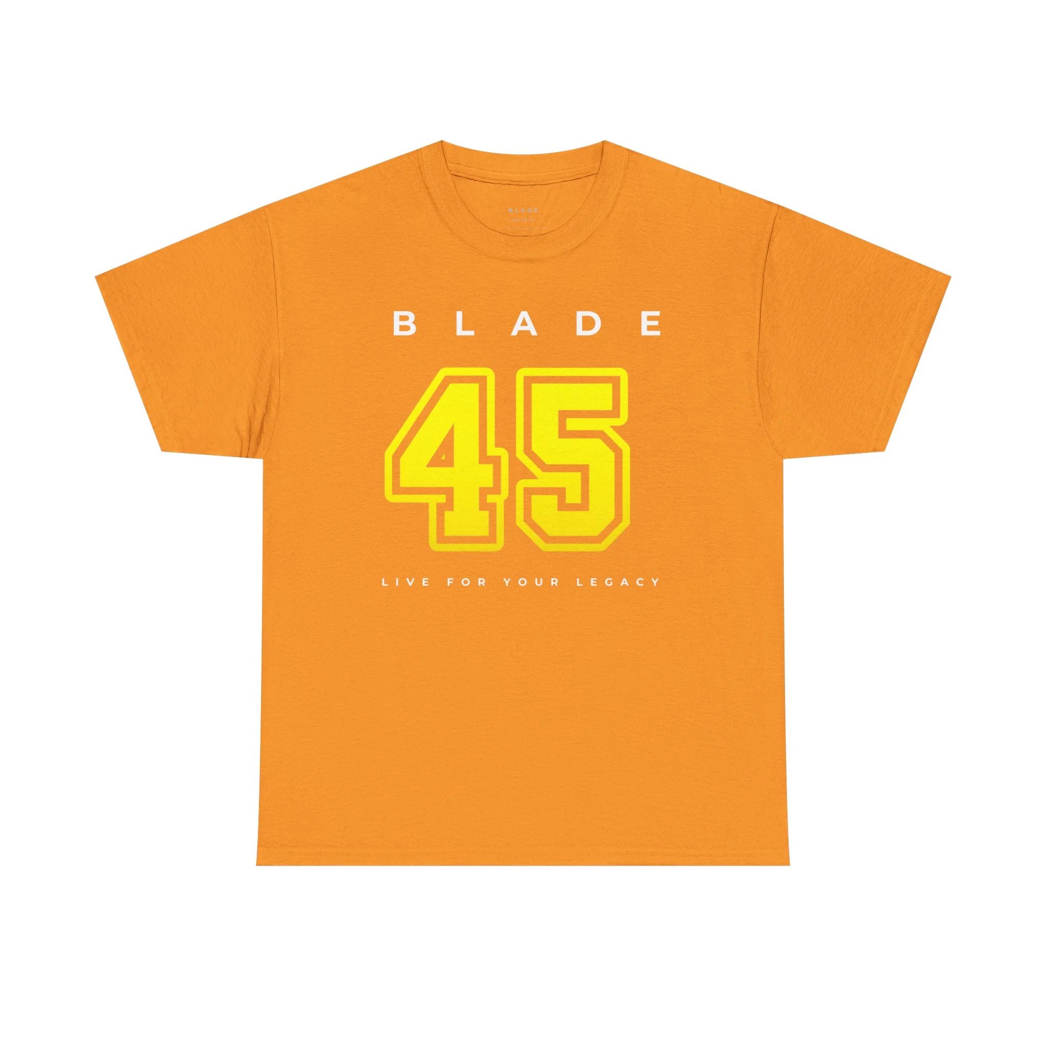 T-shirt Blade 45 Jaune Doré/Blanc - Orange Tennessee — T-shirts pour hommes