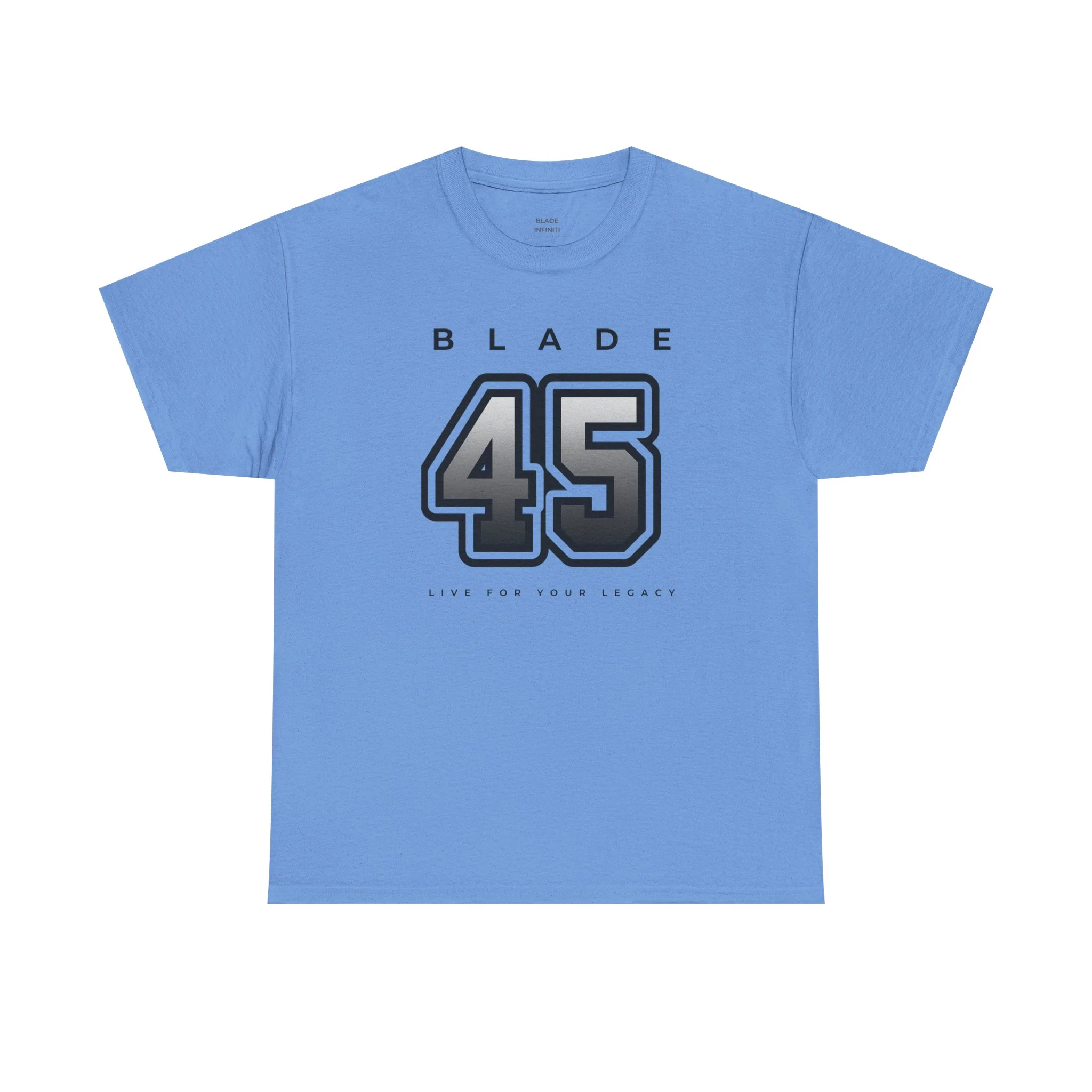 Blade 45 Grey/Black Ombre T-Shirt - Carolina Blue — Mens T Shirts