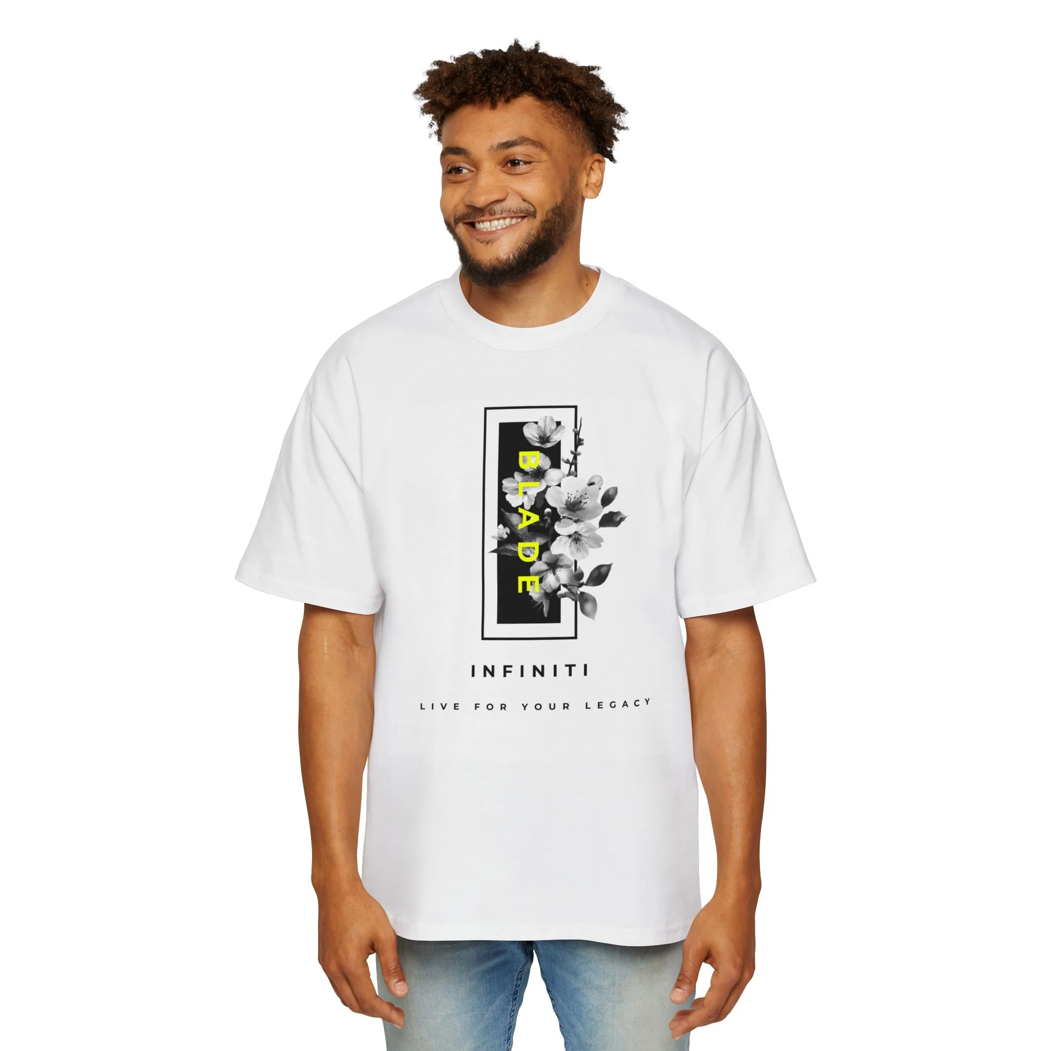 T-shirt oversized lourd Bloom Bae blanc - Blanc — T-shirts pour hommes