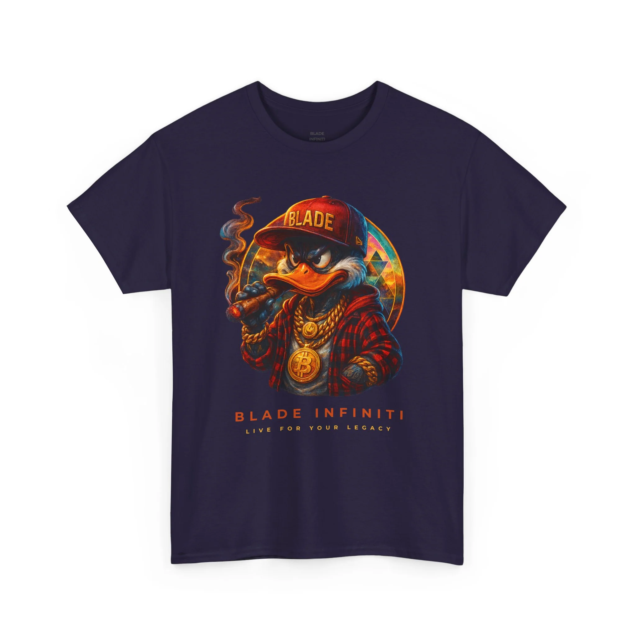 Bladeverse Galactic Pot/Duck Version 3 T-Shirt - Blackberry — Mens T Shirts