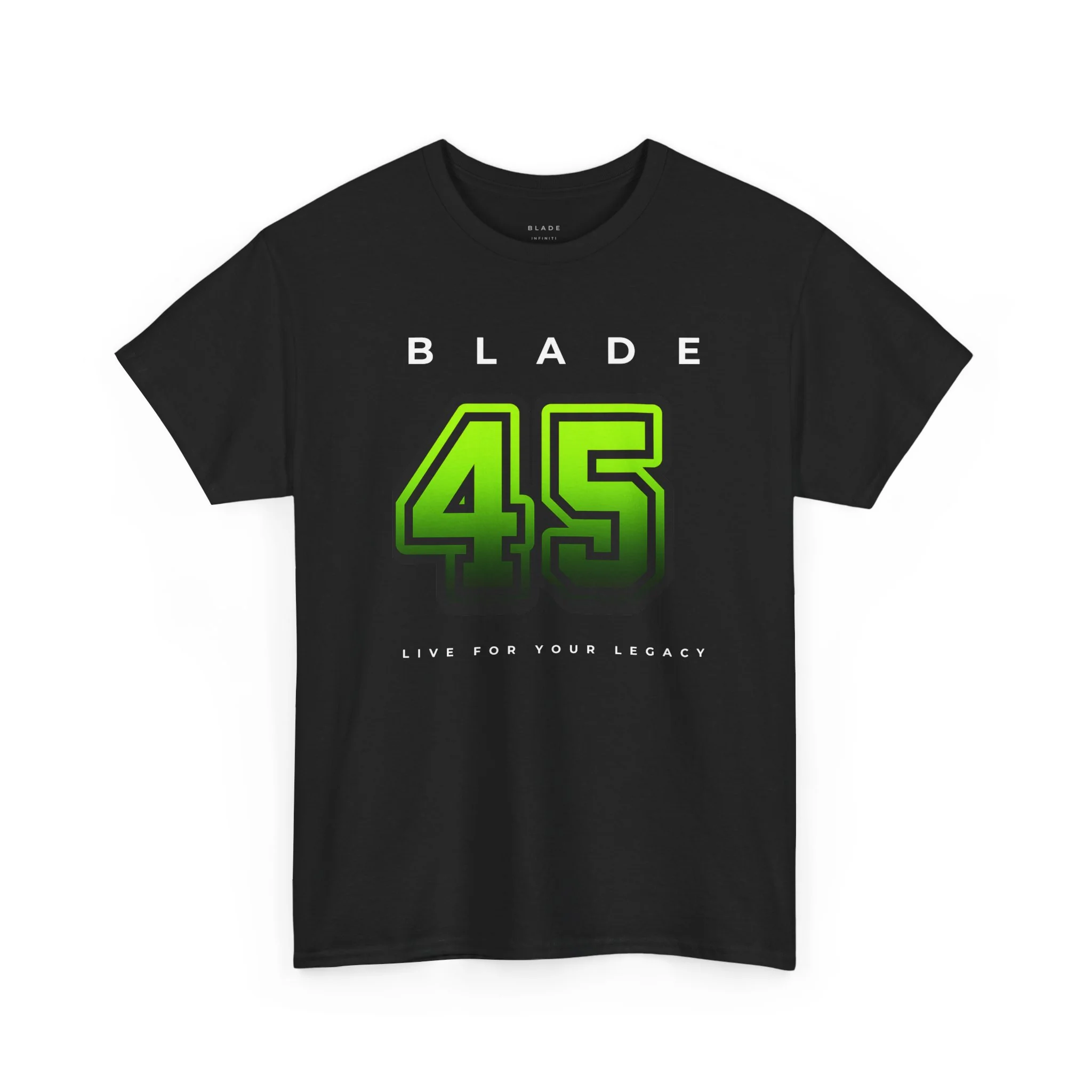Blade 45 Neon Ombre T-Shirt - Black — Mens T Shirts