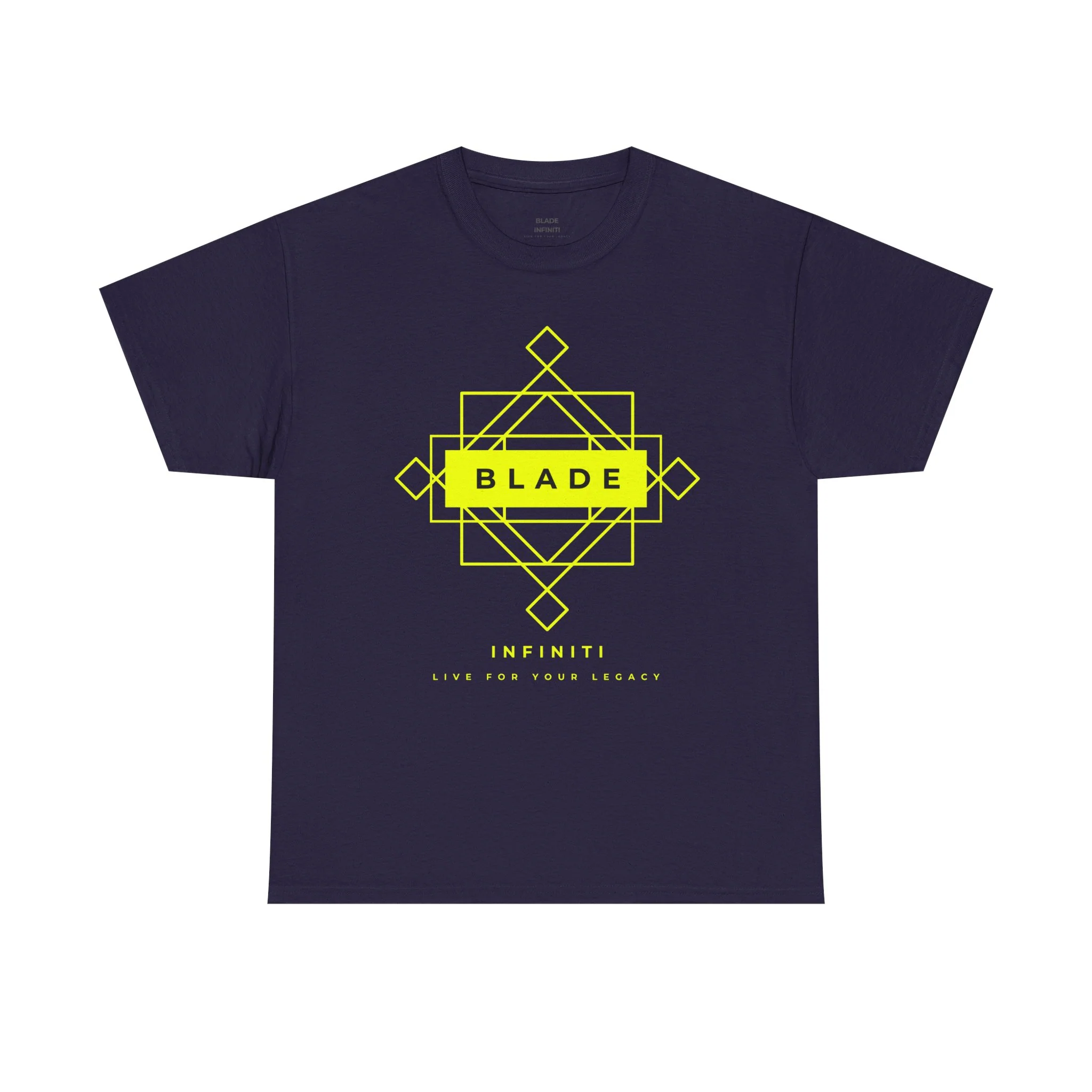 T-shirt Geometric Infiniti Vert Néon - Printify — T-shirts pour hommes