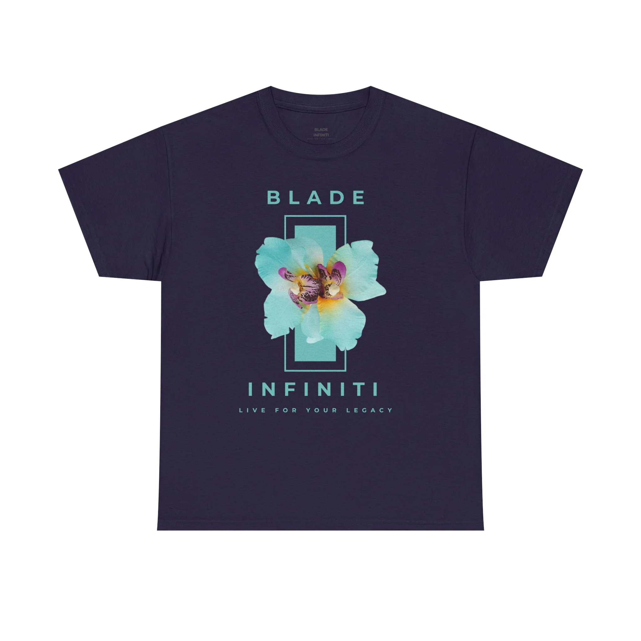 T-shirt floral Light Aqua Essence of Infiniti - Blackberry — T-shirts pour hommes