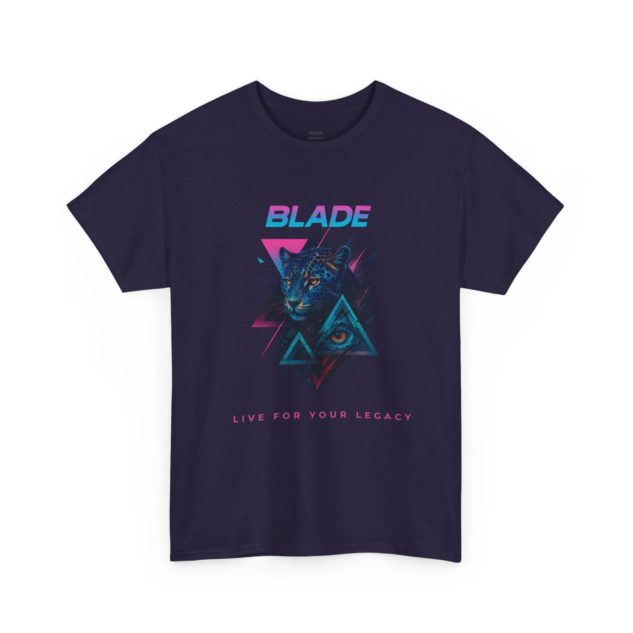 T-shirt Bladeverse Jungle Galactique Œil du Tigre - Blackberry — T-shirts pour hommes