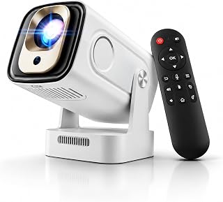 Mini Projecteur 4K WiFi Bluetooth Mise au point Auto Keystone 1080P — Projecteur portatif