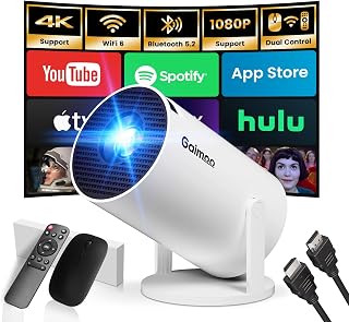 Mini Projector 1080P Native | 4K Support | WiFi 6 — Portable Projector
