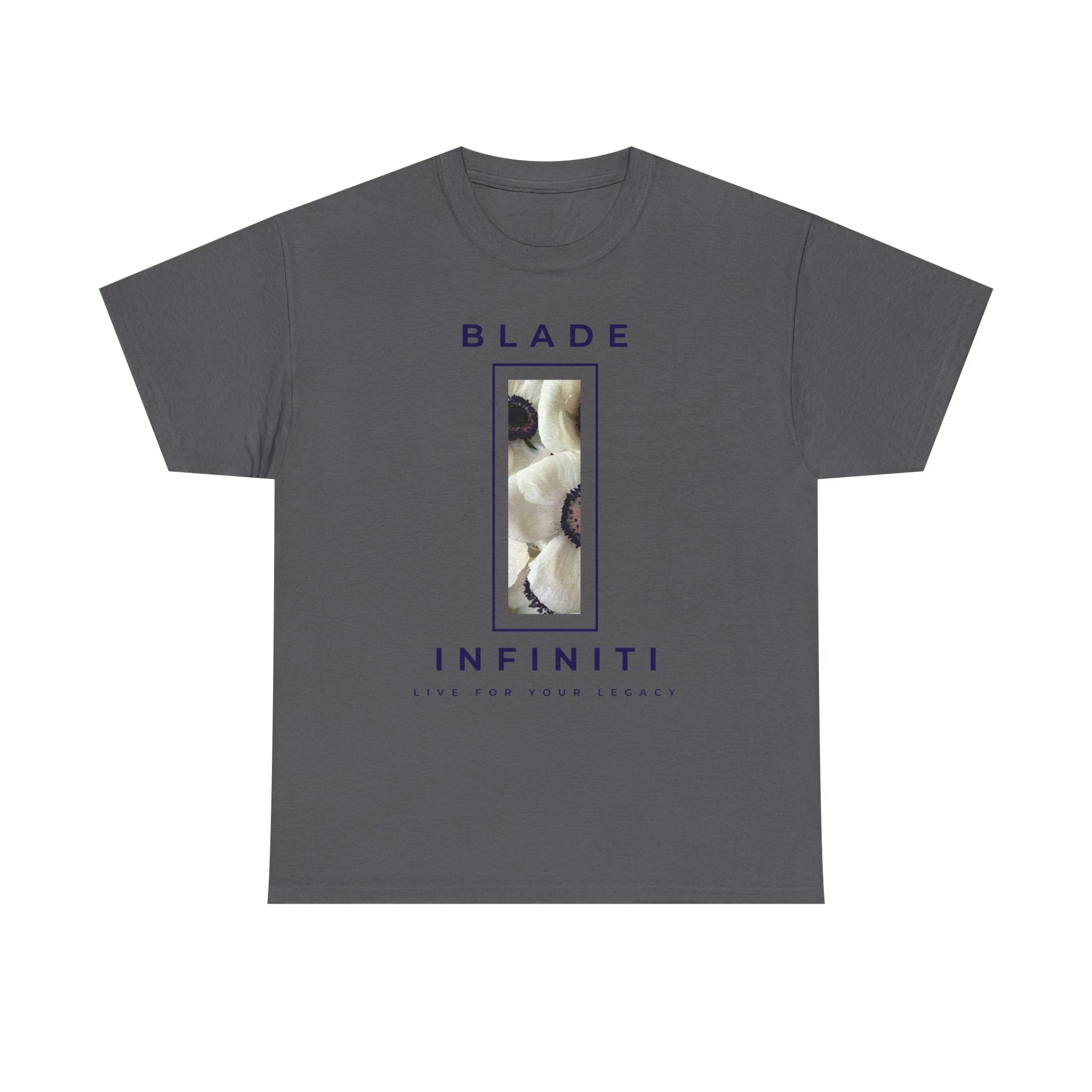 T-shirt Essence of Infiniti Blanc/Marine/Fleuri - Charbon — T-shirts pour hommes