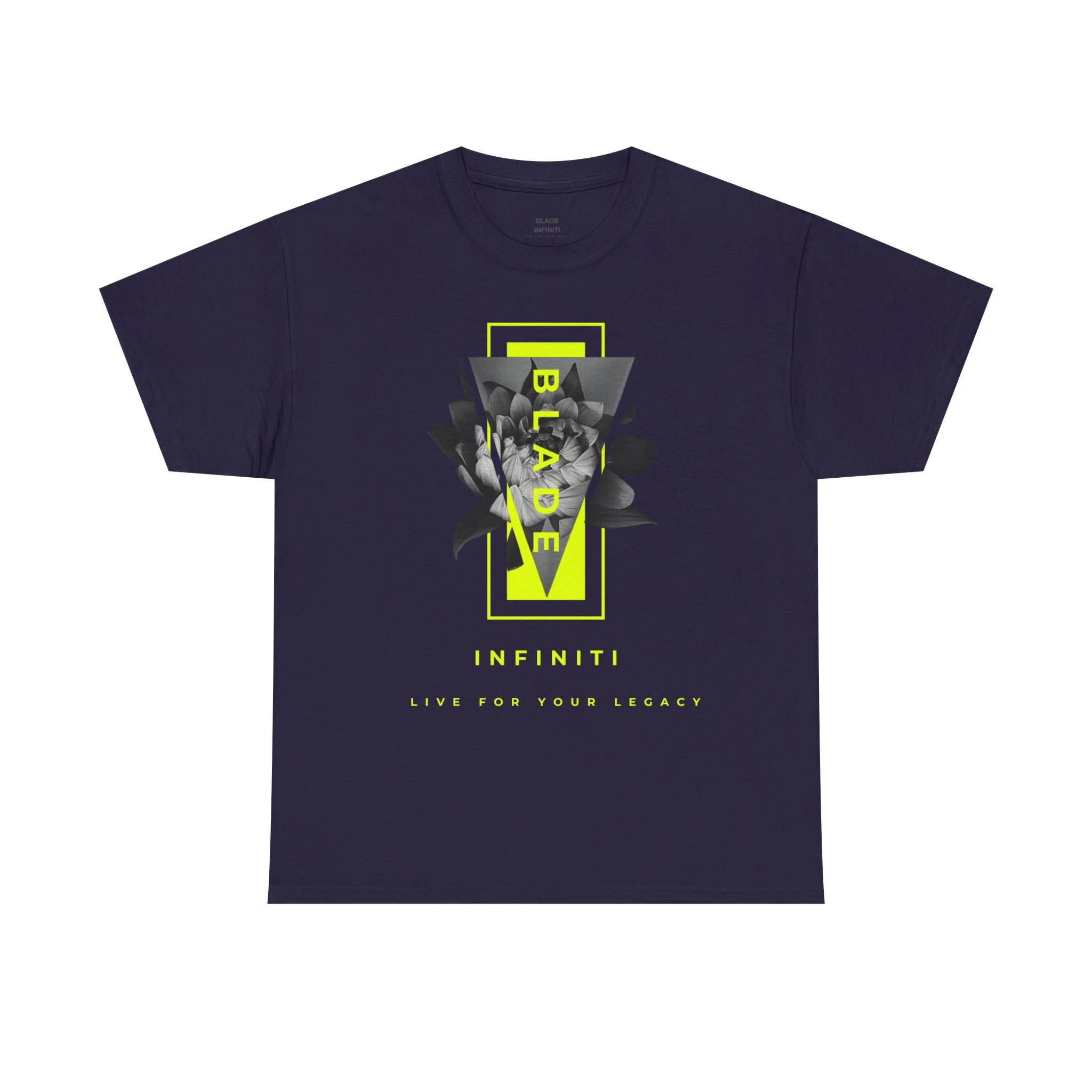T-shirt floral TX vert néon Flora Essence - Blackberry — T-shirts pour hommes