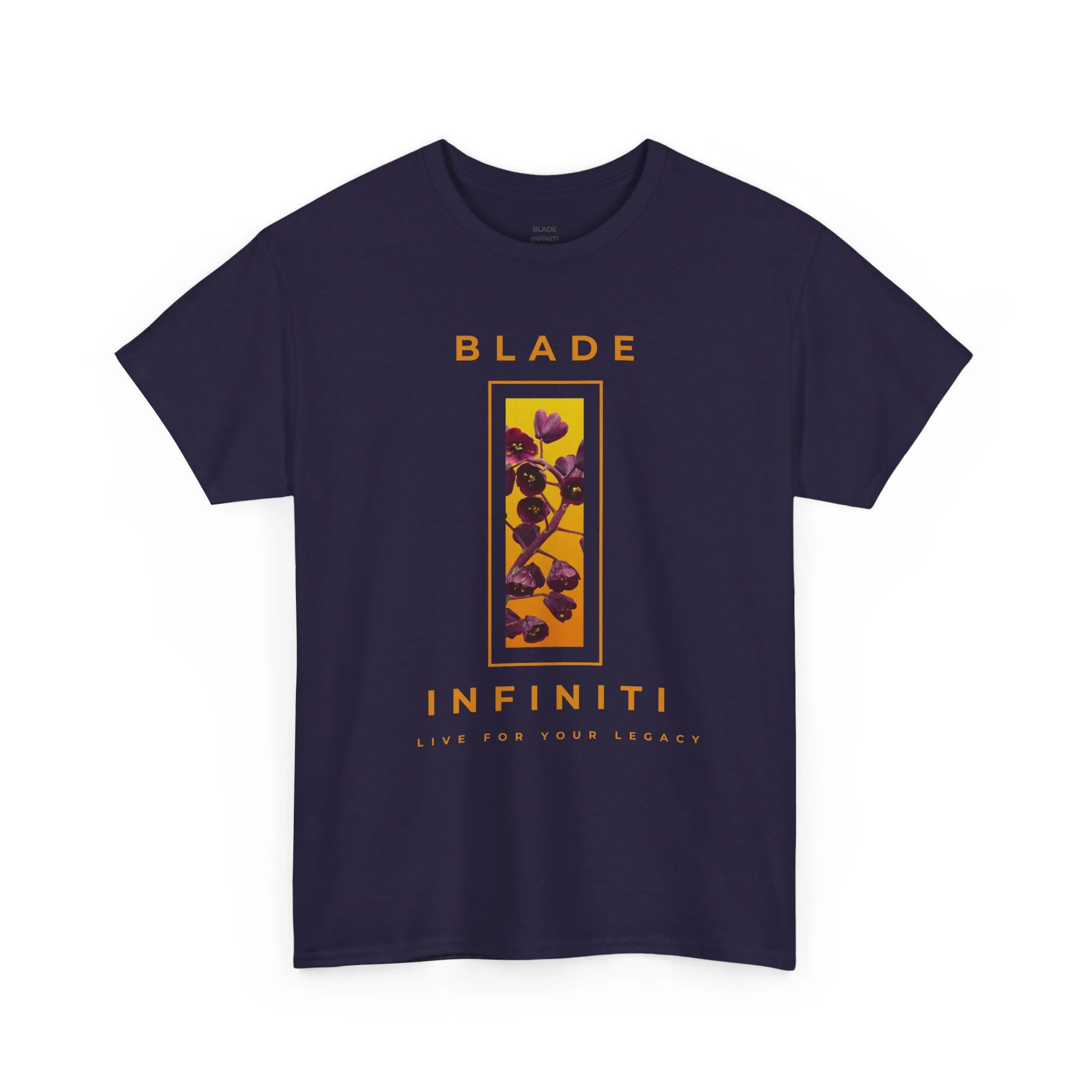 T-shirt Essence of Infiniti Orange/Violet/Fleuri - Blackberry — T-shirts pour hommes