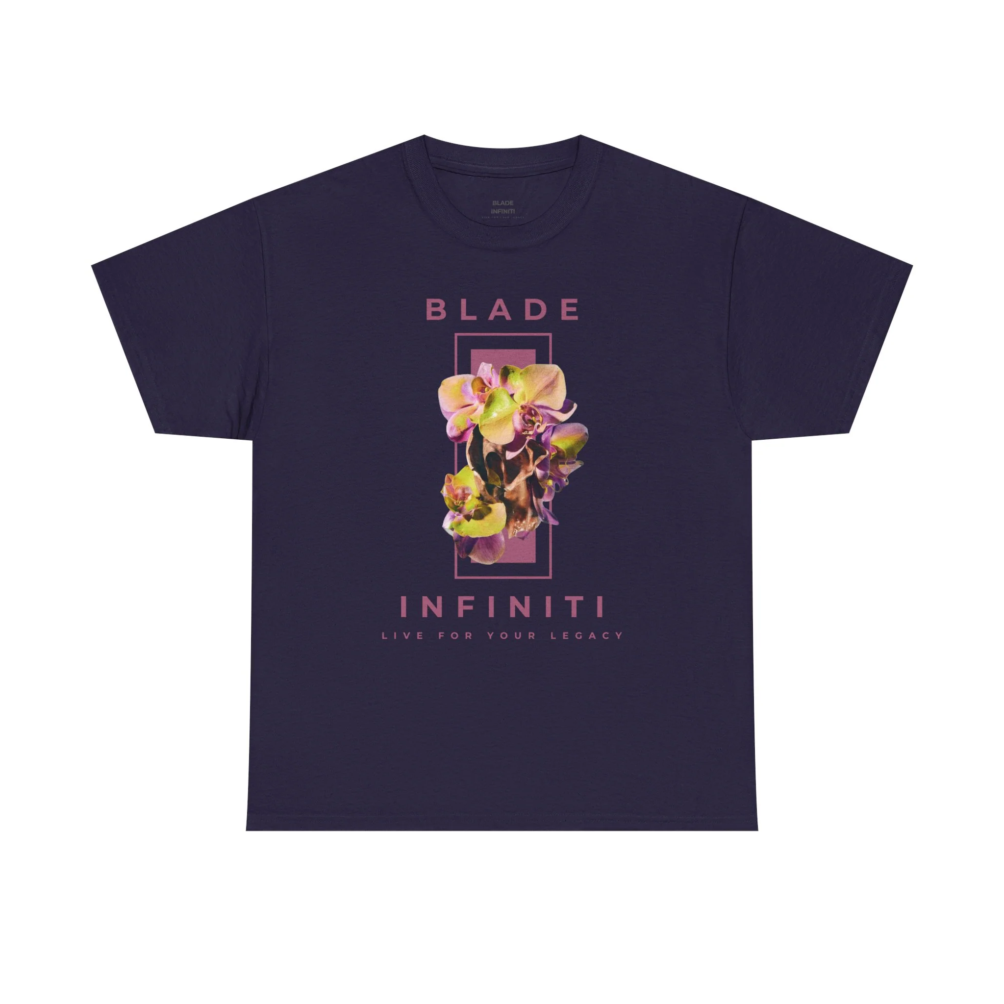 Essence of Infiniti Acai Mid/Purple Floral T-Shirt - Blackberry / S