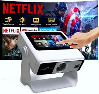 Projecteur 4K Portable WiFi Bluetooth Écran Tactile — Projecteur portatif