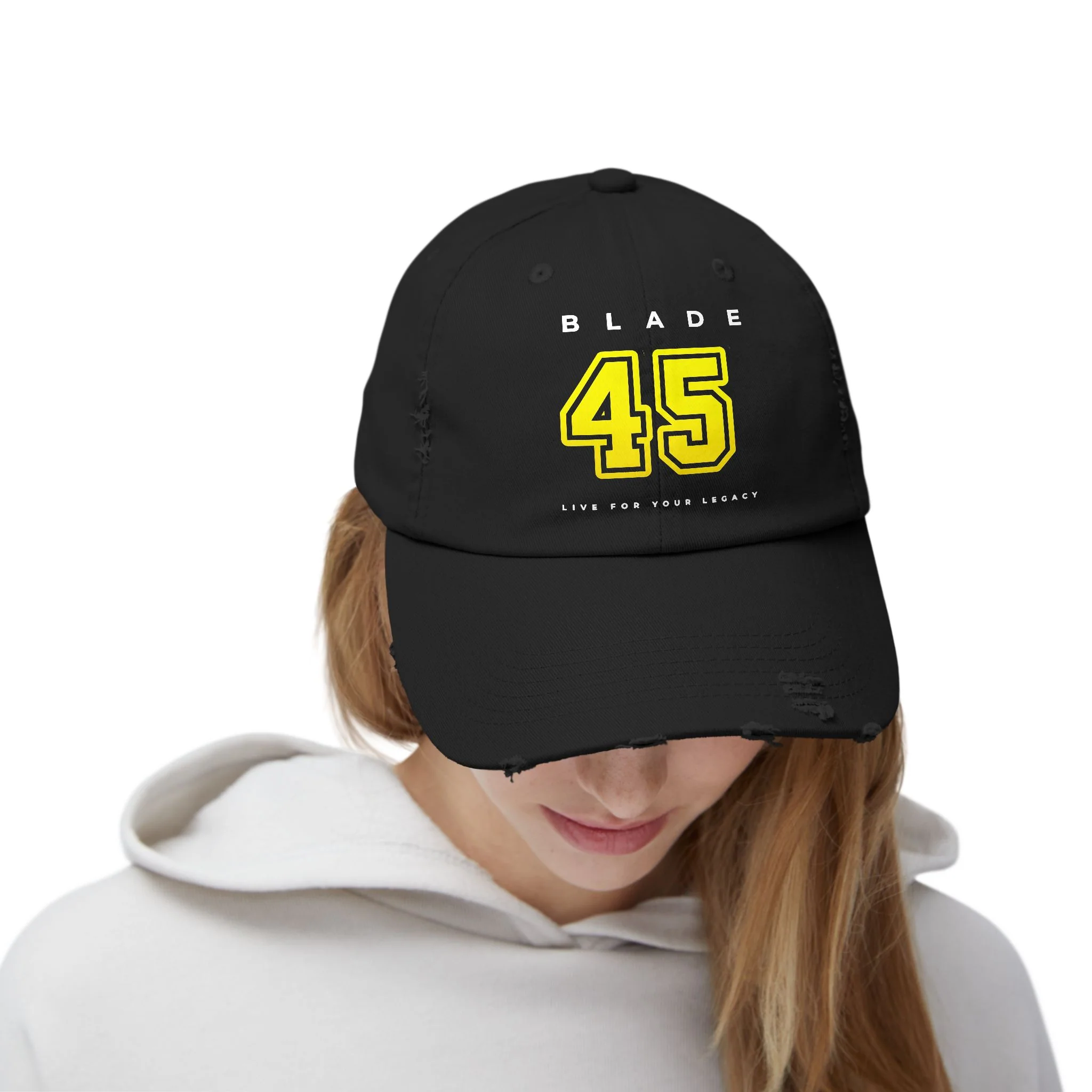 Casquette Blade 45 Jaune Doré/Blanc - Taille Unique — Casquette de baseball