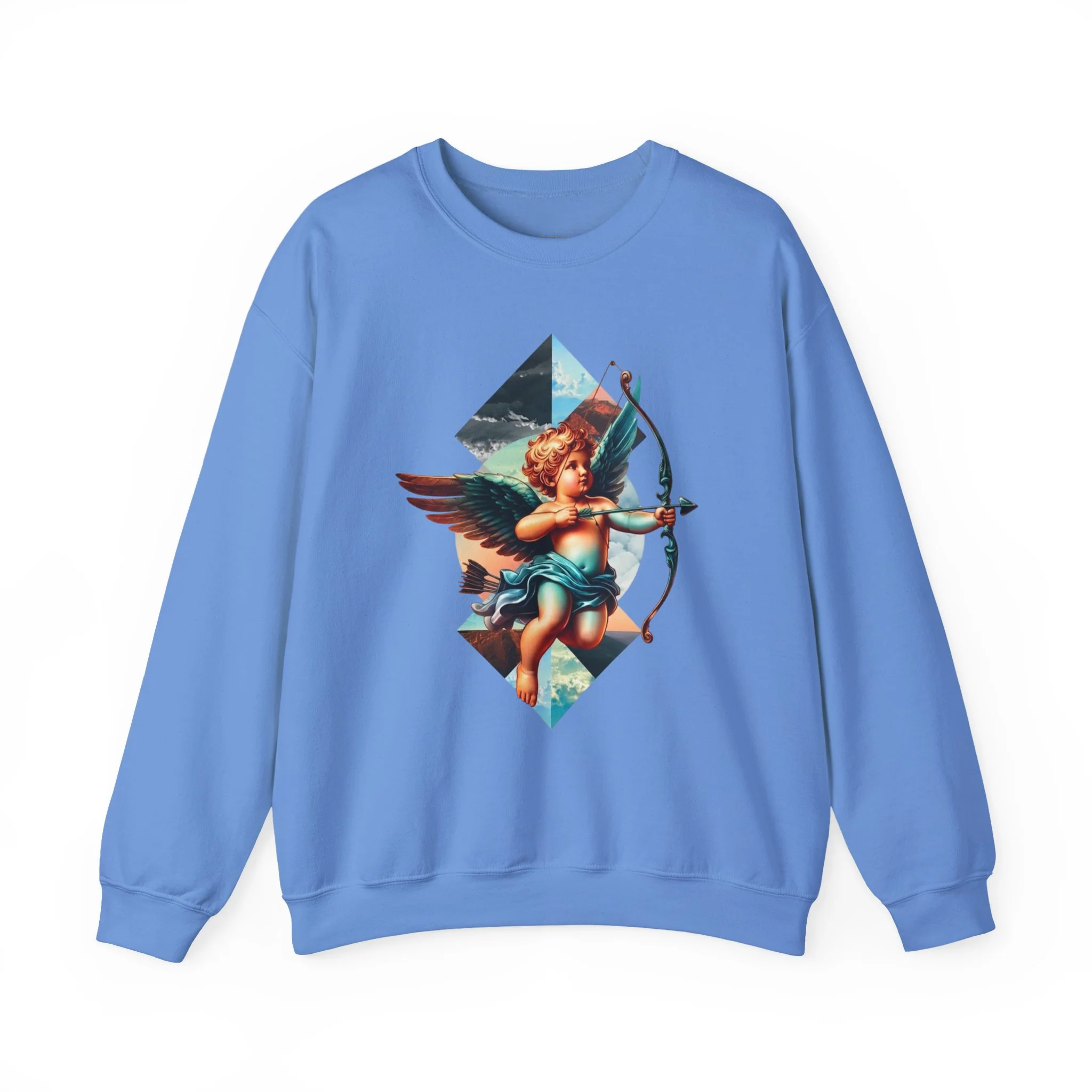 Crewneck Unisexe Cupid's Bow Blue + Arrow - Bleu Caroline — Chandails pour femmes