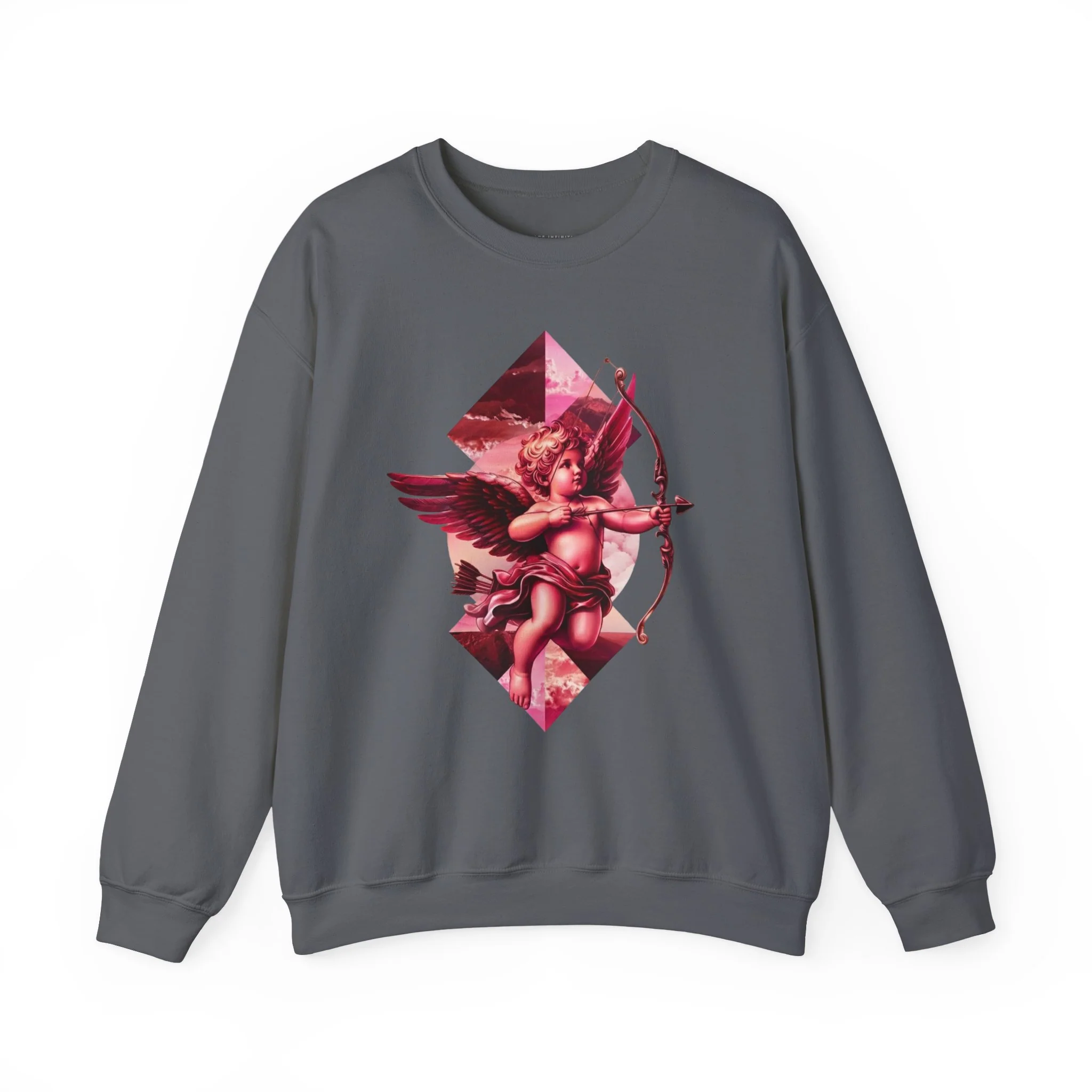 Cupid's Bow + Arrow - Love, Infiniti Unisex Crewneck Sweater — Womens Sweaters