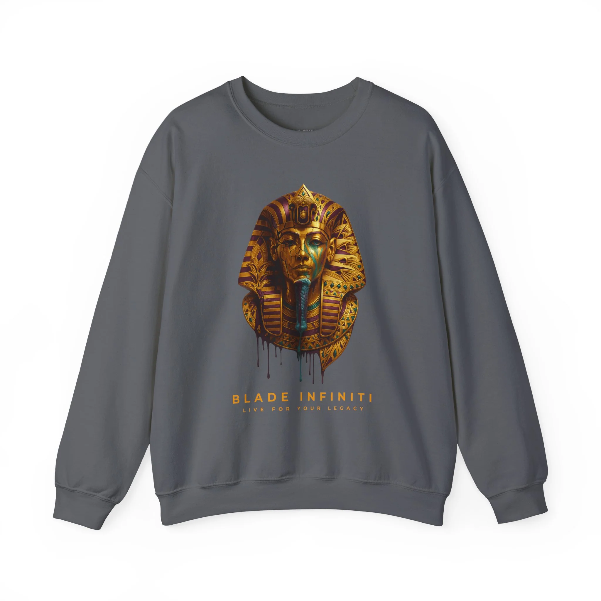 Sweat-shirt unisexe Egyptian God Version 2 - Charbon — Chandails pour femmes