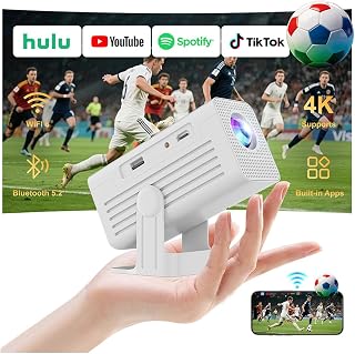 Projecteur Portatif Intelligent 4K WiFi Bluetooth