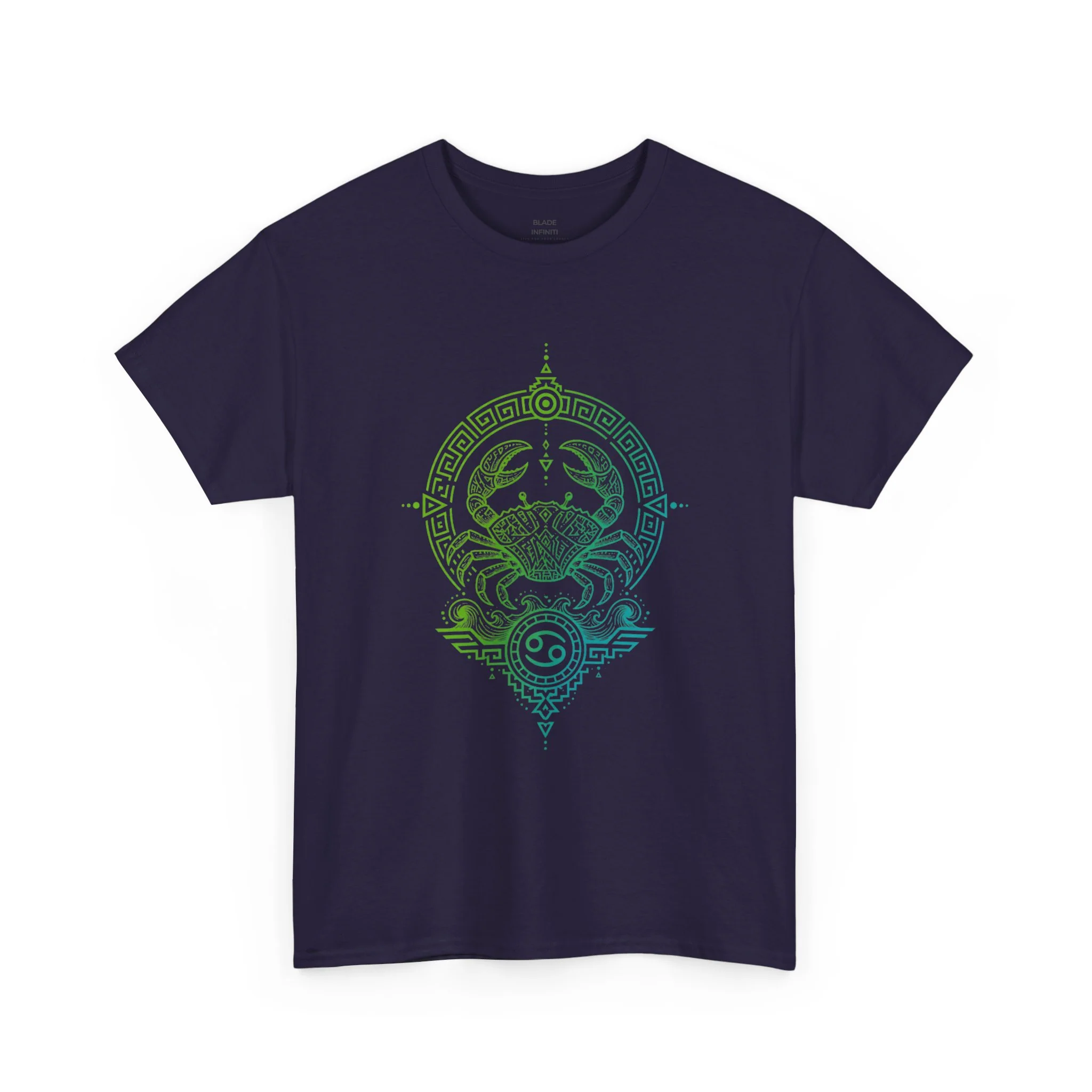 T-Shirt du Cancer - Design Ombré Vert et Teal — T-shirts pour hommes