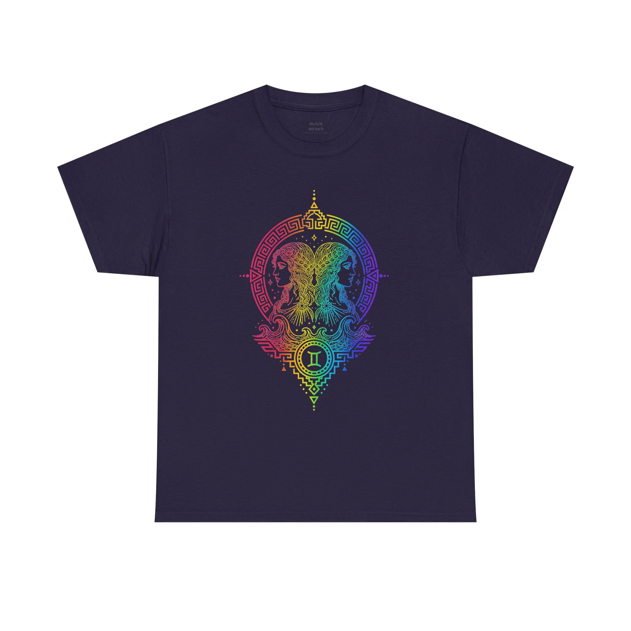 Gemini Zodiac T-Shirt - Blackberry — Mens T Shirts