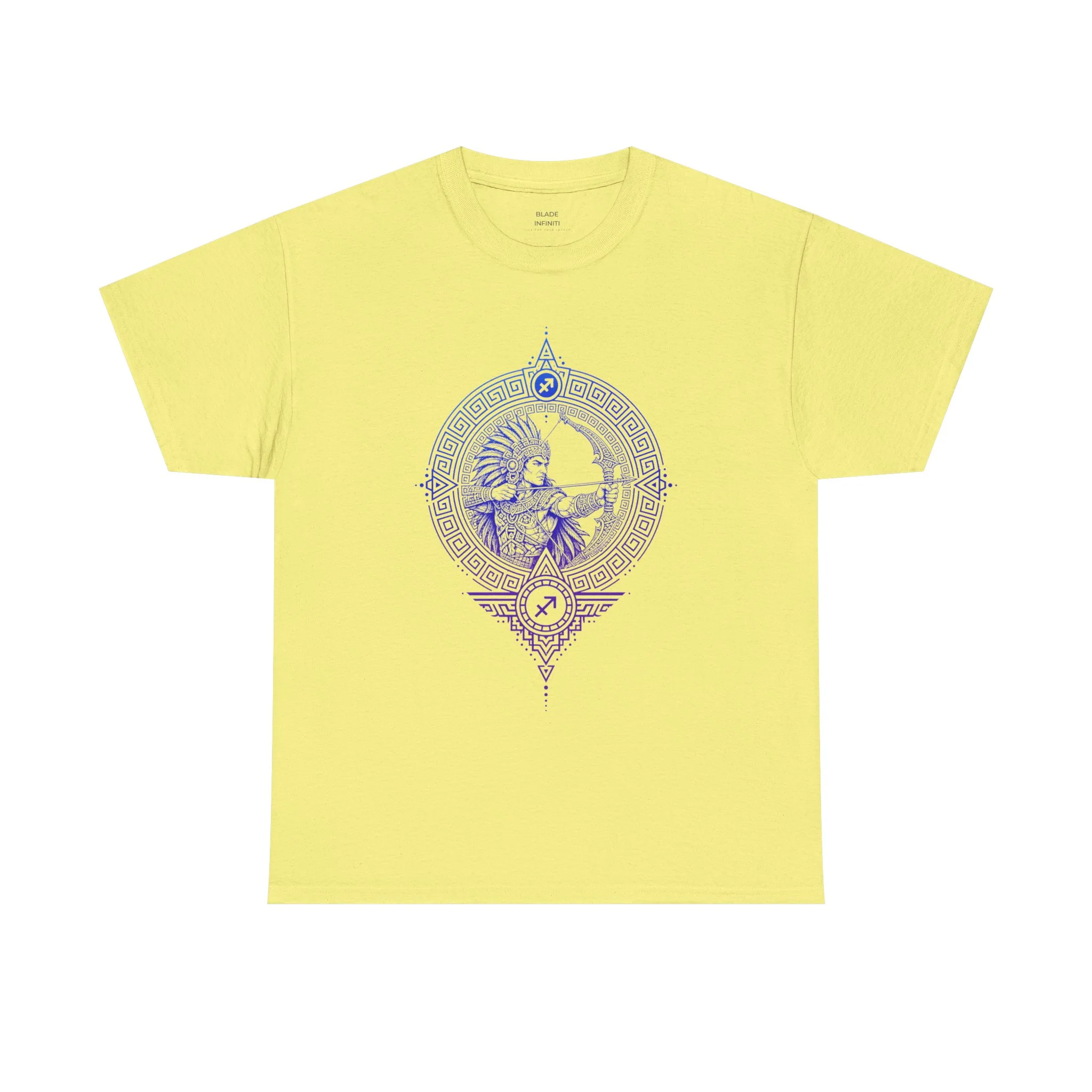 Sagittarius Zodiac T-Shirt - Cornsilk