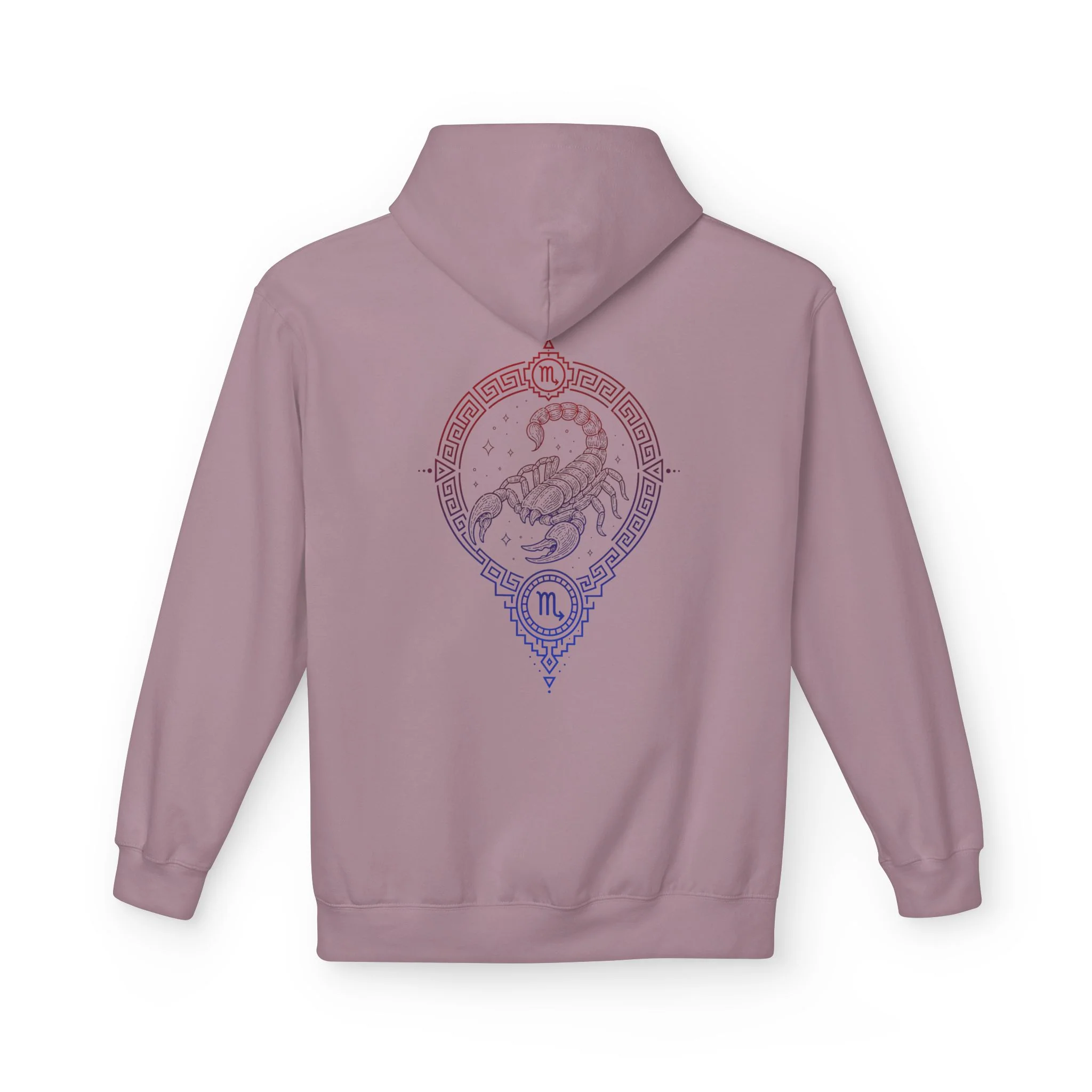 Scorpio Zodiac Hoodie - Midweight Fleece by Printify — Mens Hoodies