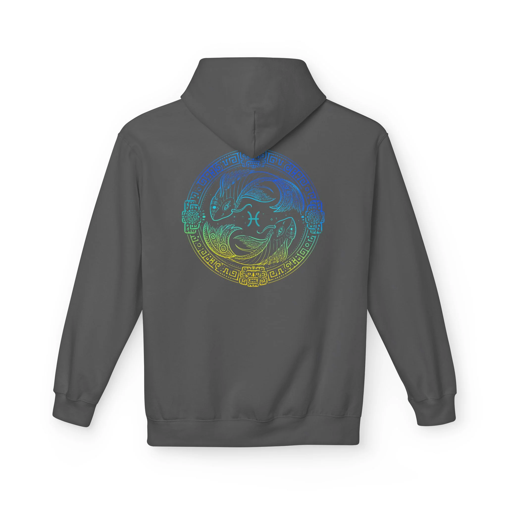 Hoodie du Zodiaque Poissons - Charbon — Sweats à capuche pour hommes