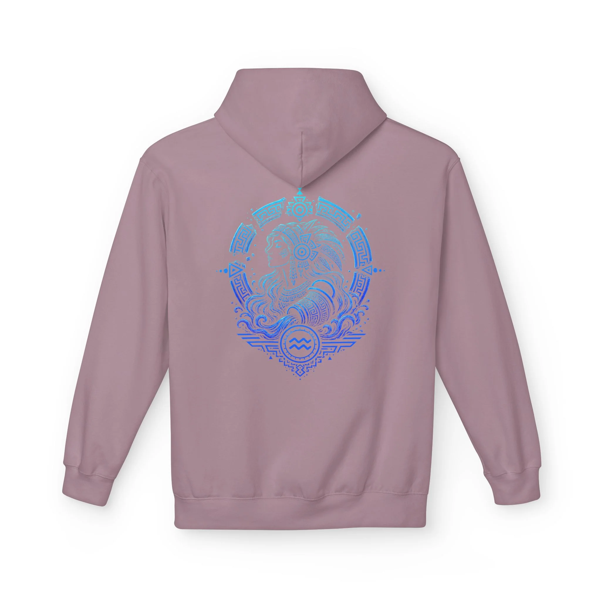 Aquarius Zodiac Hoodie Version 2 by Printify — Mens Hoodies
