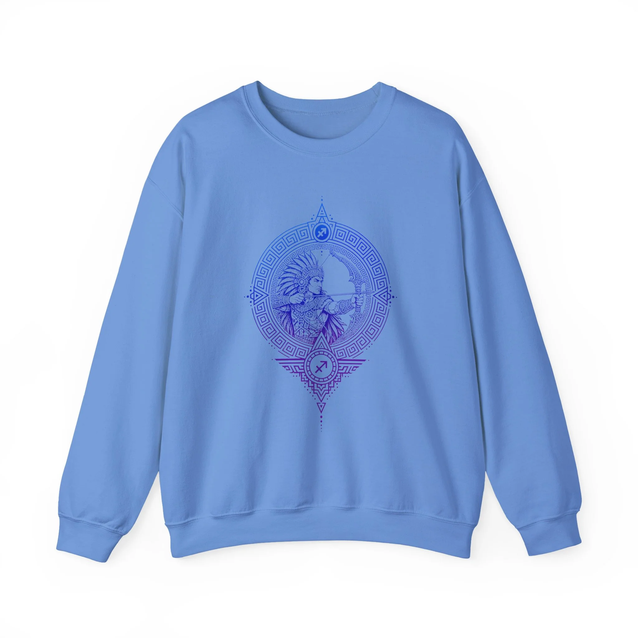 Sagittarius Zodiac Unisex Sweater - Carolina Blue — Womens Sweaters