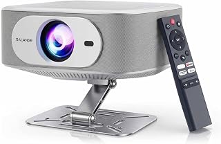 Projecteur Mini 4K, 500 ANSI, Résolution Native 1080P, Mise au point électrique — Projecteur portatif