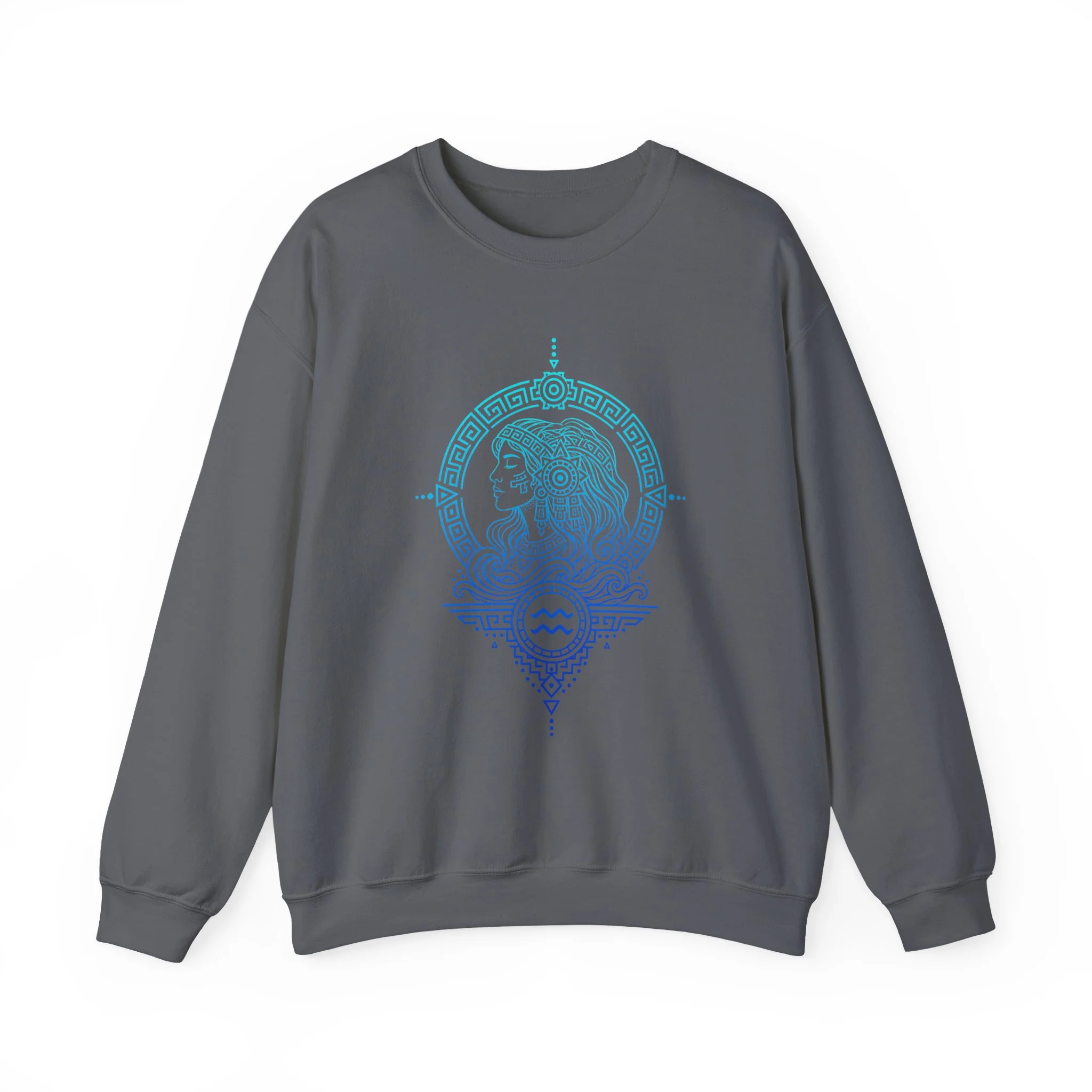 Aquarius Zodiac Unisex Sweater by Printify — Womens Sweaters