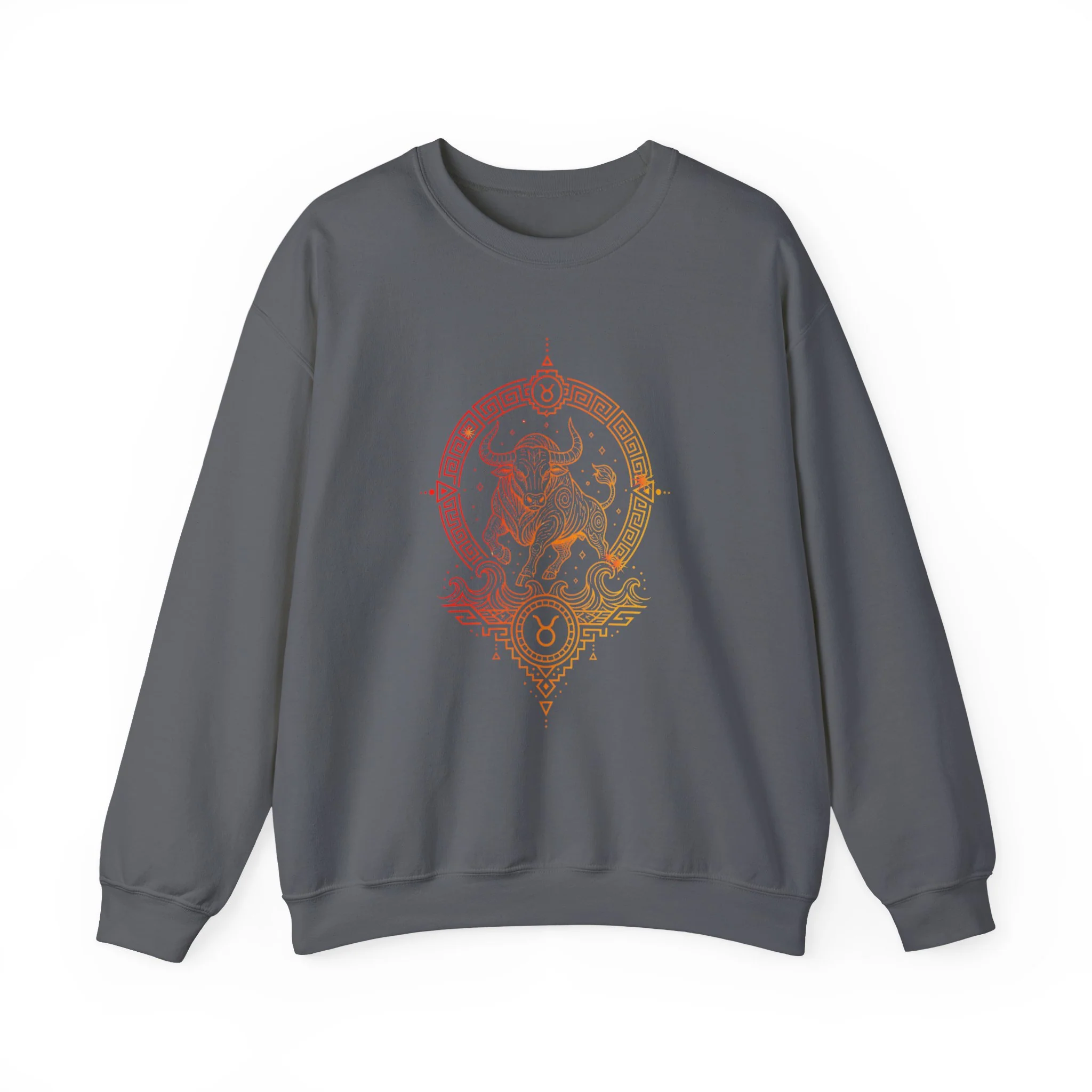 Sweater Unisexe Taurus Zodiac - Charbon — Chandails pour femmes