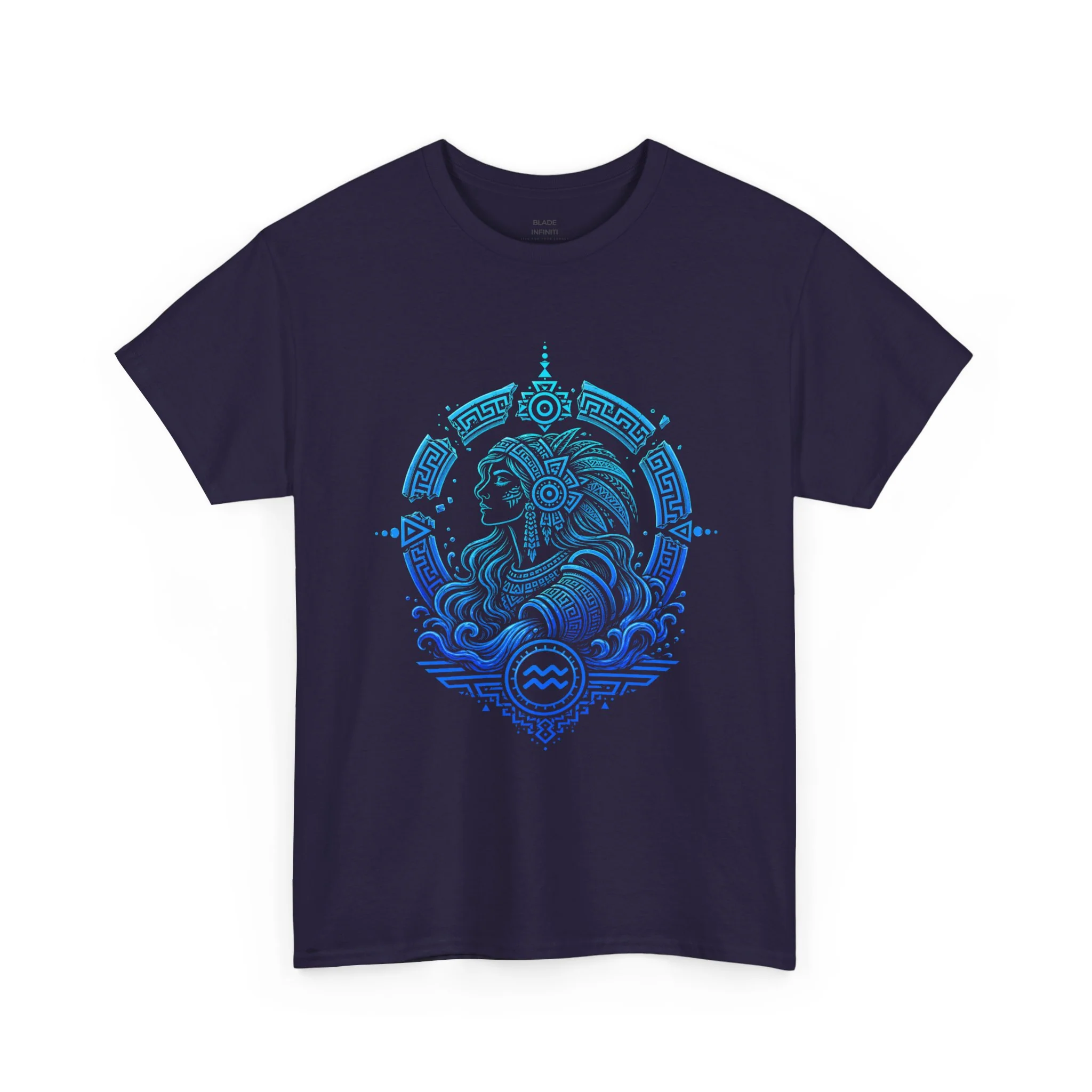 Aquarius Version 2 Zodiac T-Shirt by Blade Infiniti