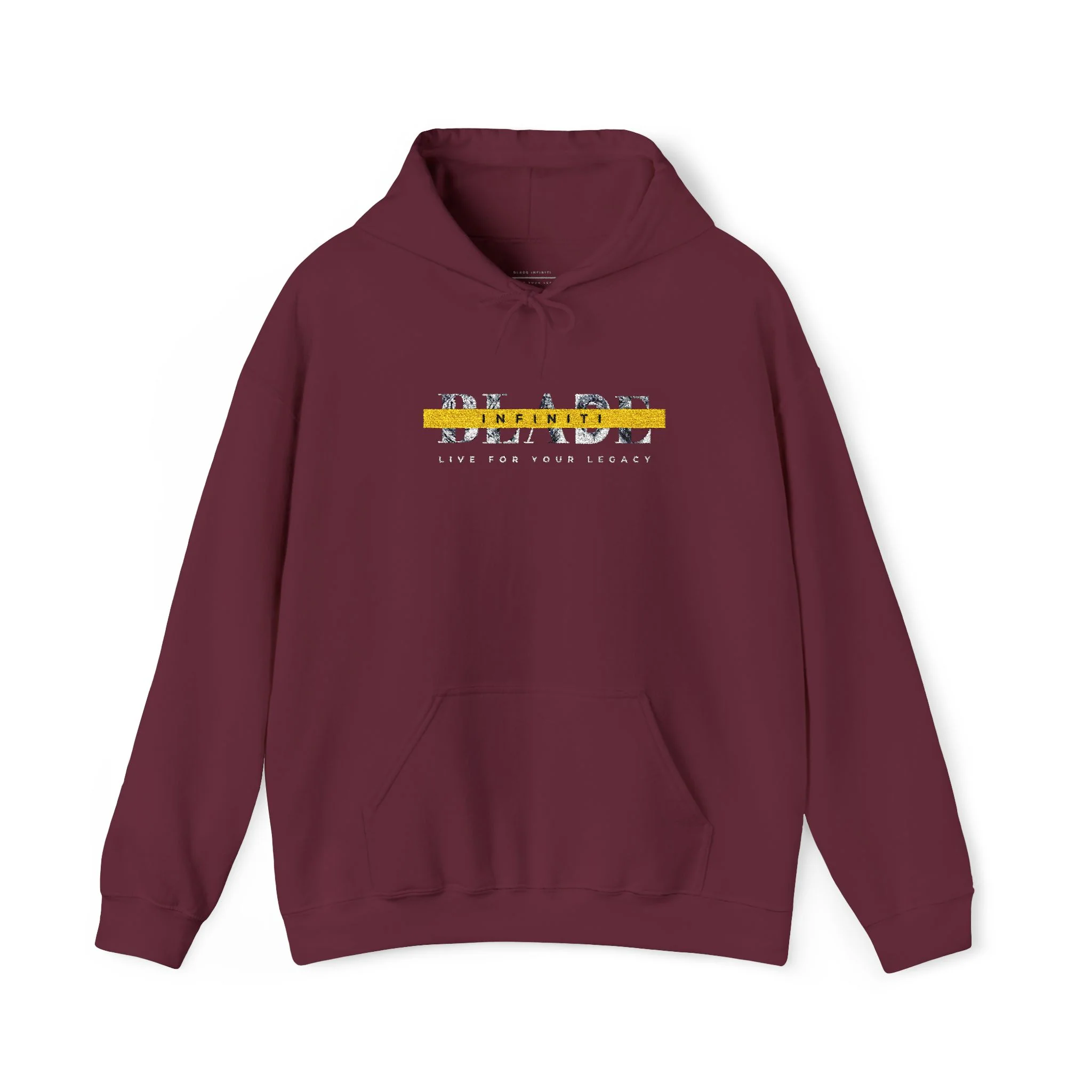 Blade Infiniti Essential Lion Hoodie - Bordeaux — Sweats à capuche pour hommes