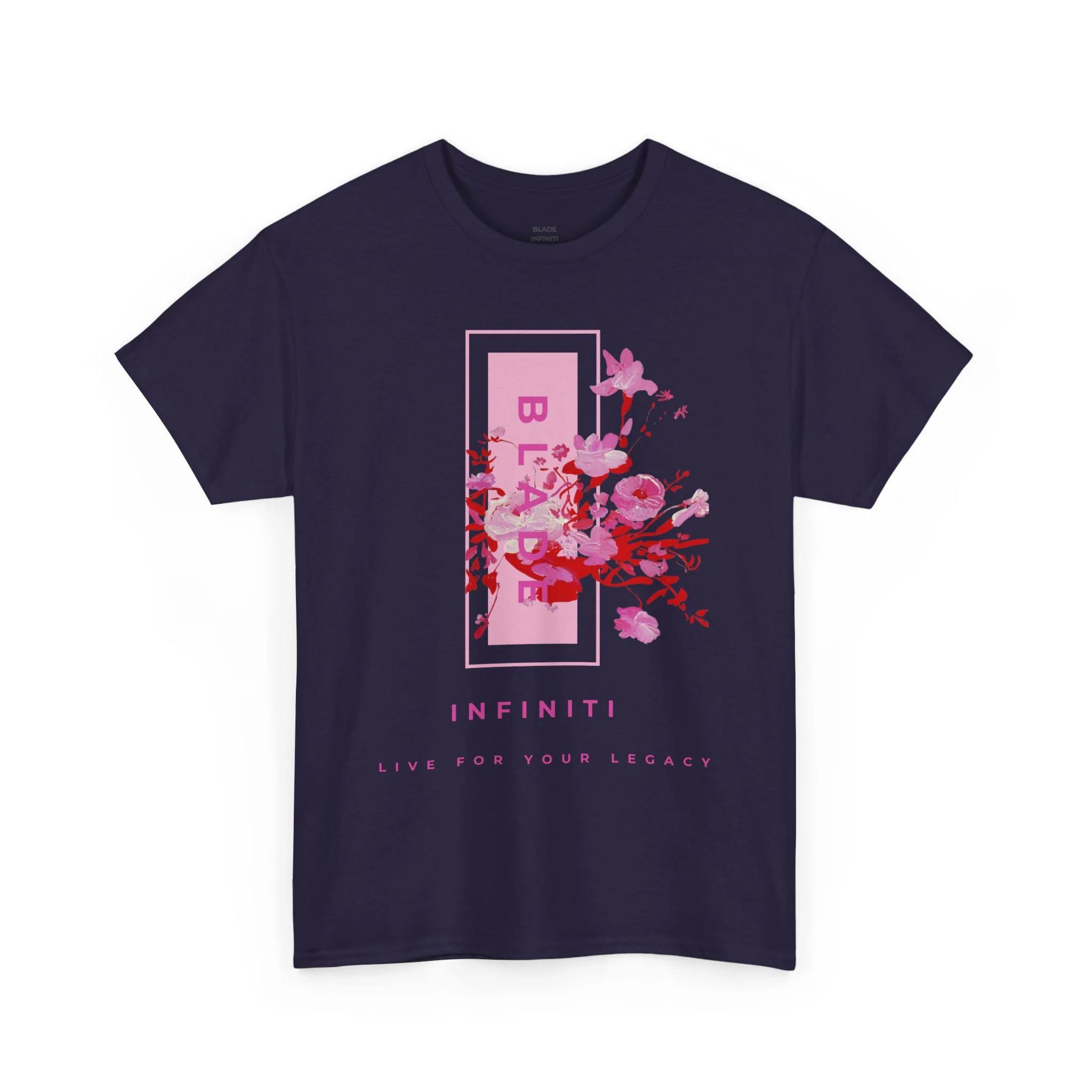 T-shirt floral pour homme Blade Infiniti en rose/rouge — T-shirts pour hommes