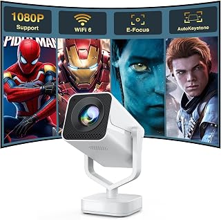 Android Smart Projector 1080P with Electric Focus & Auto Keystone