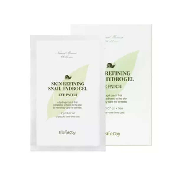 ELISHACOY Patch Hydrogel Contour des Yeux à l'Escargot - 1 Paquet (5 Pcs) — Appareils de soins de la peau