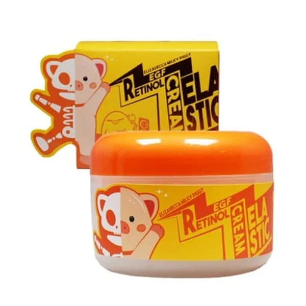 Crème Élastique au Rétinol EGF Milky Piggy d'ELIZAVECCA - 100g — Appareils de soins de la peau