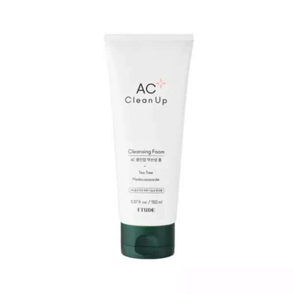 ETUDE AC Clean Up Mousse Nettoyante - 150ml — Nettoyants visage