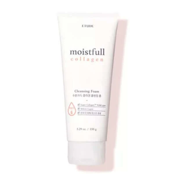 ETUDE Moistfull Collagen Cleansing Foam - 150ml — Facial Cleansing Brushes