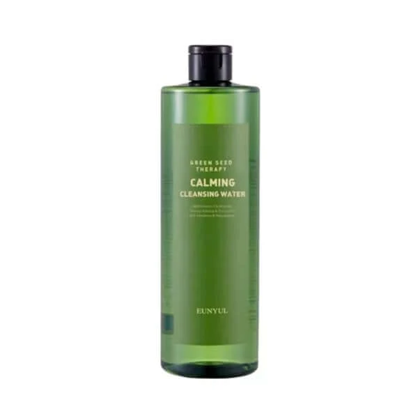 EUNYUL Green Seed Therapy Calming Cleansing Water 500ml — Facial Cleansing Brushes